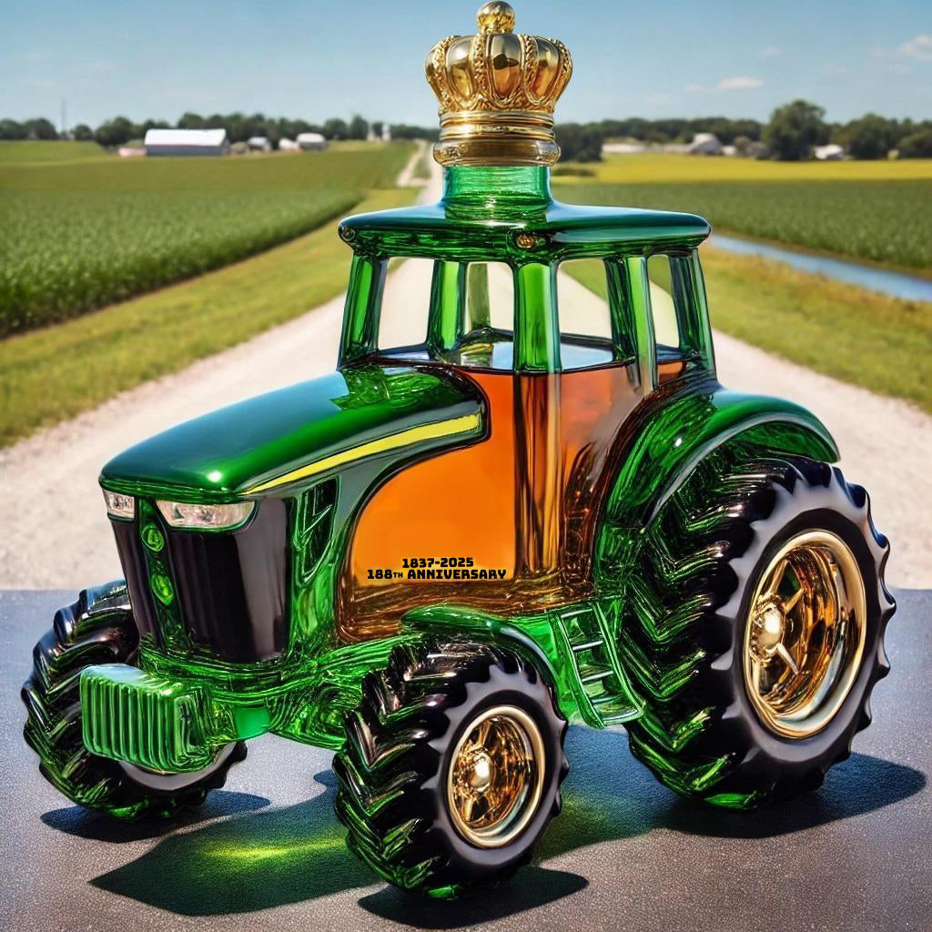 188th Anniversary Commemorative Tractor Whiskey Bottle