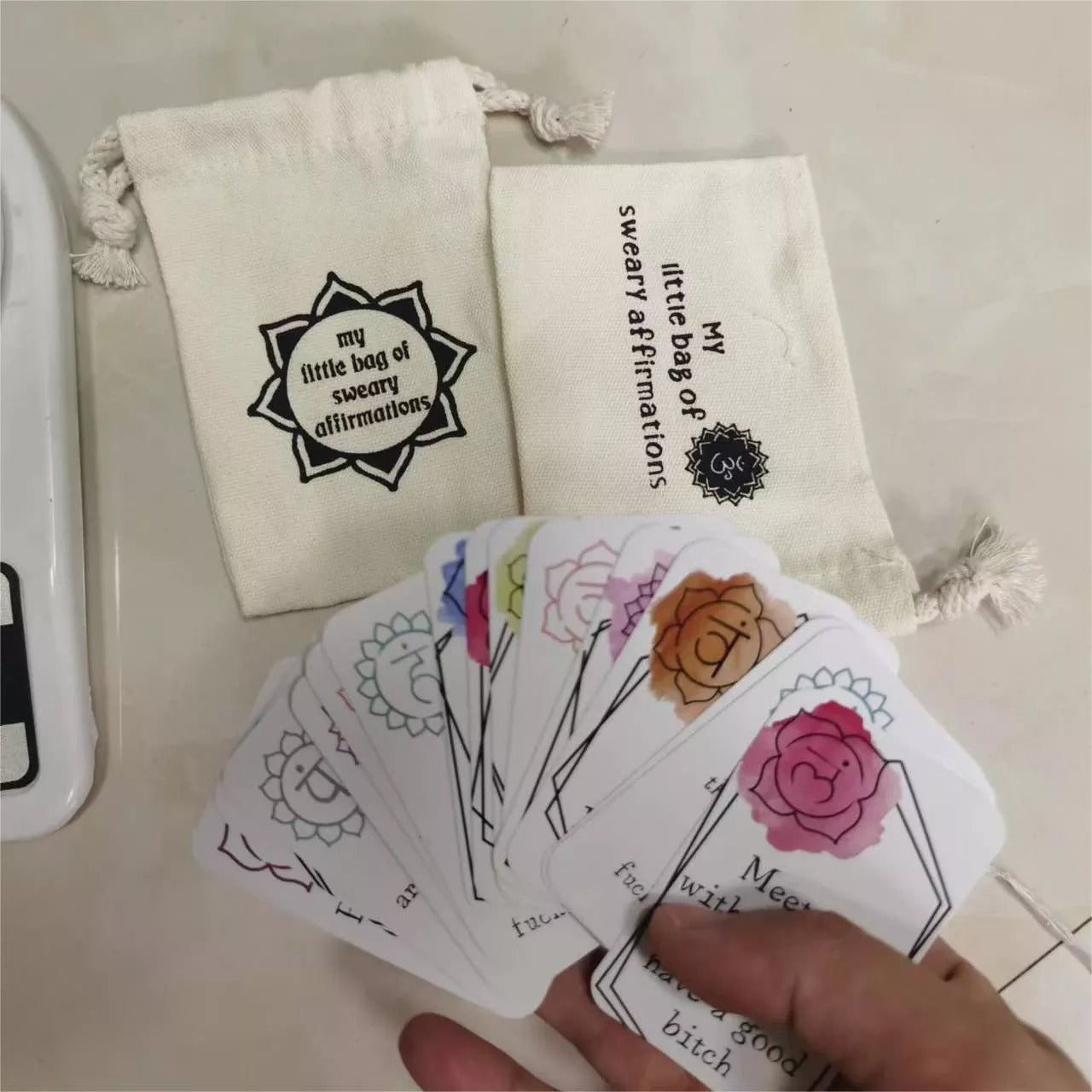 💟Funny Affirmation Card Gift With Storage Pouch💞