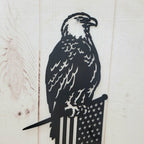 Metal Eagle Flag Tree Stake