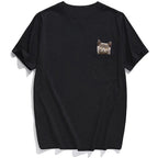 Hidden Middle Finger Signed Funny Cat Printed T-Shirt（Buy 2 Free Shipping）