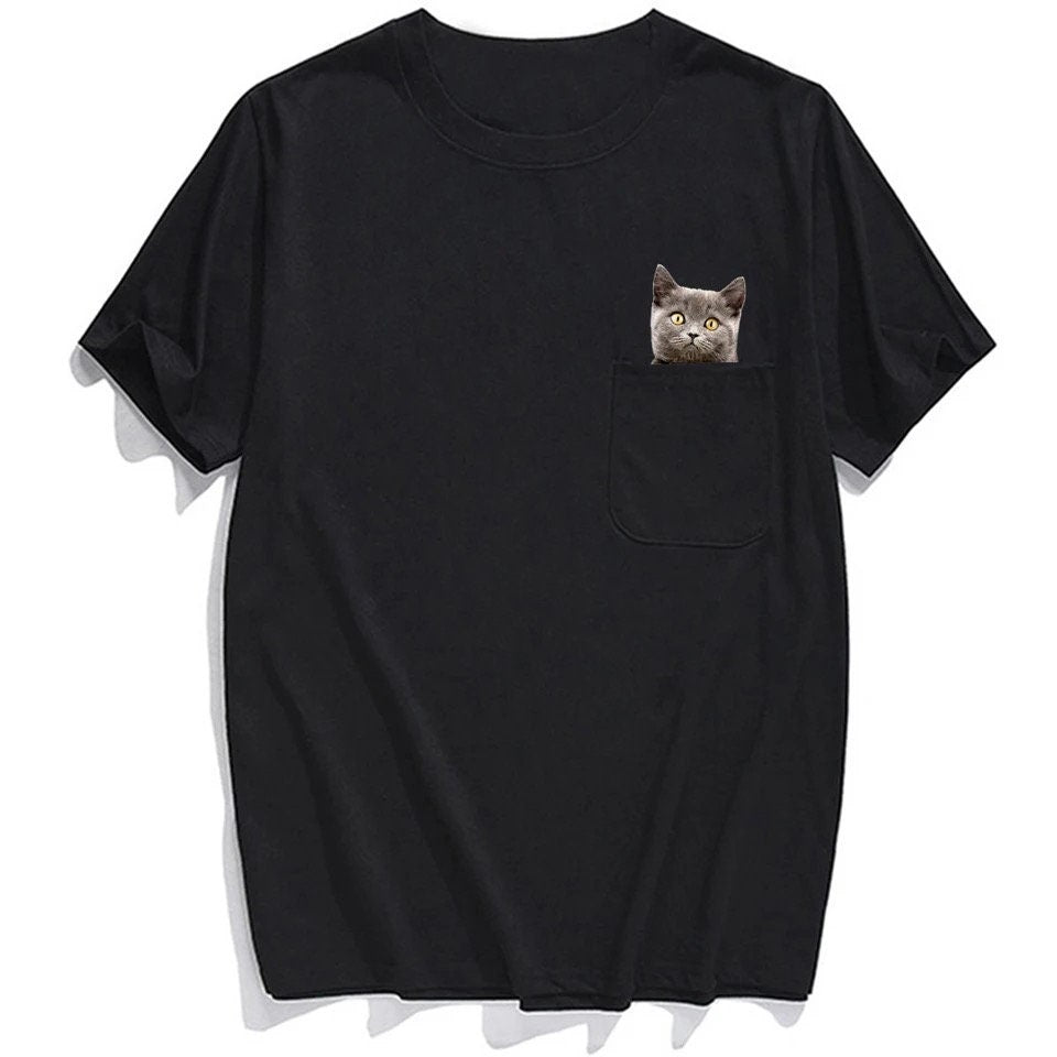 Hidden Middle Finger Signed Funny Cat Printed T-Shirt（Buy 2 Free Shipping）