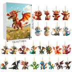 Dragon Advent Calendar 2025 – Countdown to Christmas with 24 Dragon Ornaments 🐉🎄